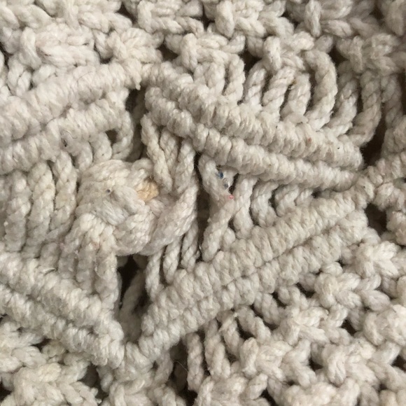 Vintage handmade macrame bag with pocket! - Picture 7 of 8